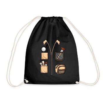 Pal�ontologe Kost�m Halloween Pal�ontologeFuture P - Turnbeutel - Schwarz - Vorne