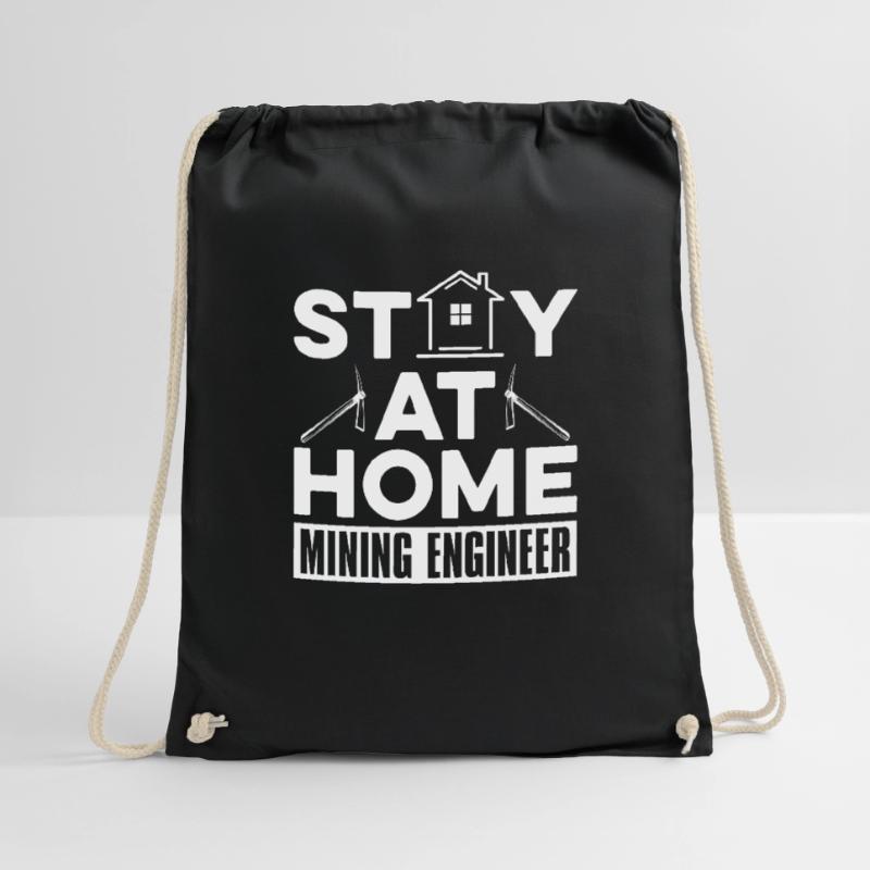Engineer Mining Engineer Drawstring Bag