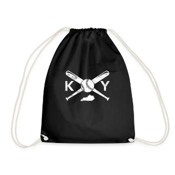 Kentucky Baseball Love KY Baseball Kentucky - Turnbeutel - Schwarz - Vorne