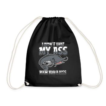 Wels Je n’ai pas pété mes fesses t’a soufflé un baiser - Sac de sport léger - noir - Devant