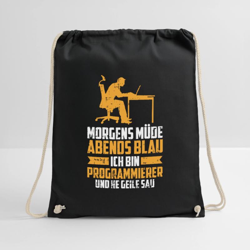 Entwickler Coder Programmierer Turnbeutel