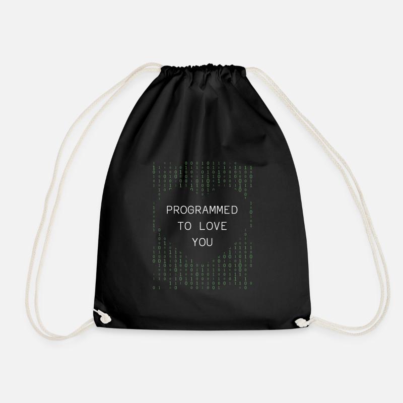 Entwickler Coder Programmierer - Turnbeutel - Schwarz