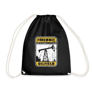 Humour sur les plates-formes pétrolières - Sac de sport léger - noir - Devant