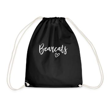 Bearcats High School Bearcats Sportteam Frauen - Turnbeutel - Schwarz - Vorne