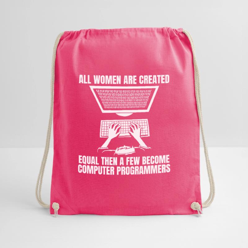 Developer Coder Programmer Funny Drawstring Bag