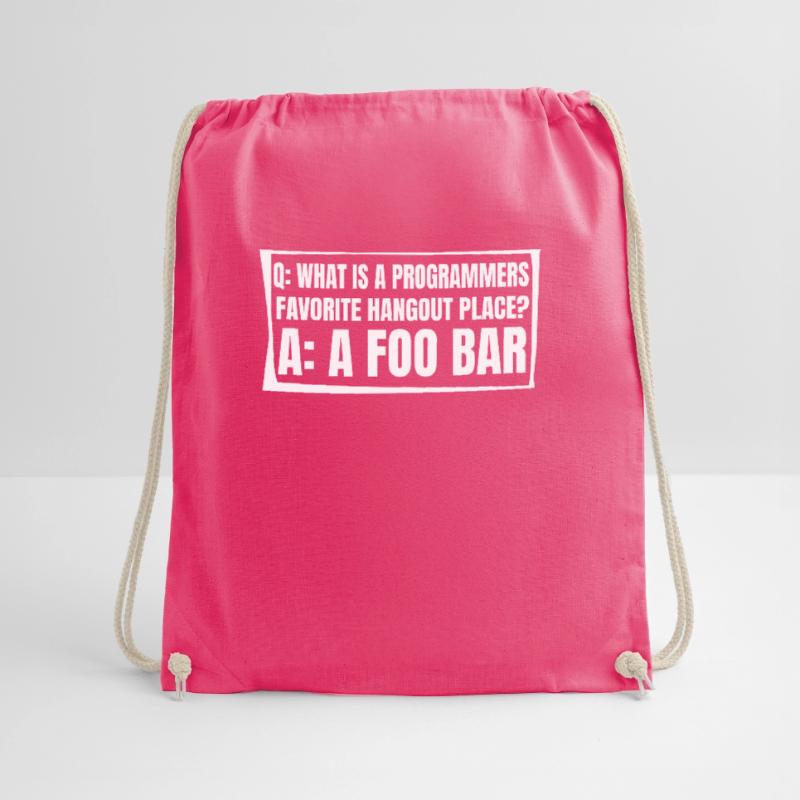 Developer Coder Programmer Funny Drawstring Bag