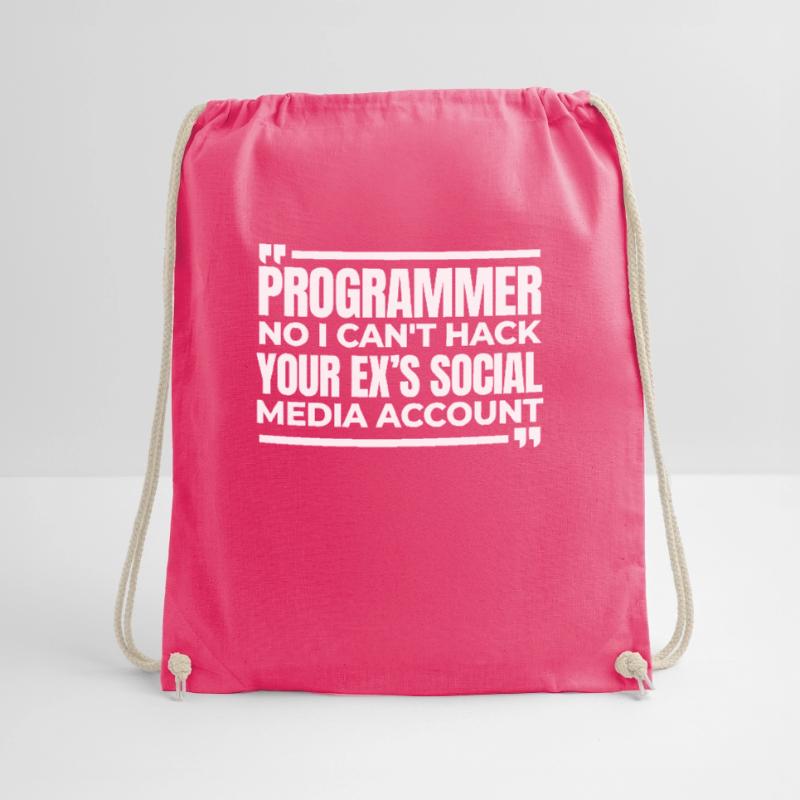Developer Coder Programmer Funny Drawstring Bag