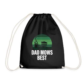 Hobby Gardener Garden Funny Gardening Father - Drawstring Bag - black - Front