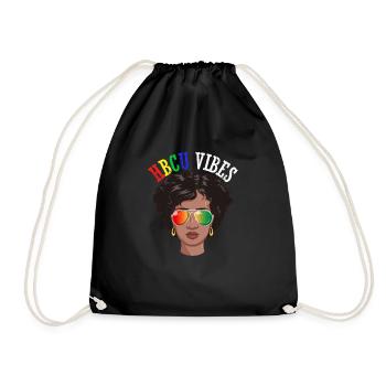HBCU Vibes Black Girl Historical Black College - Turnbeutel - Schwarz - Vorne