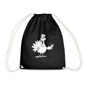 Thanksgiving - Drawstring Bag - black - Front