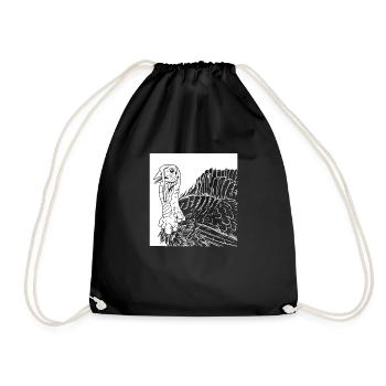 Thanksgiving Posters - Drawstring Bag - black - Front