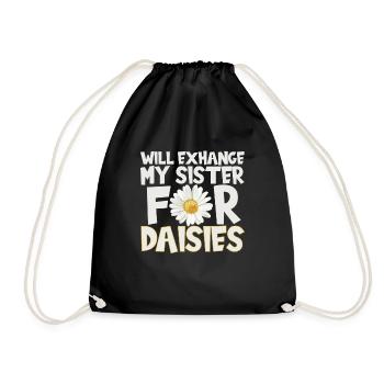 Marguerites de jardin Hobby Gardener - Sac de sport léger - noir - Devant