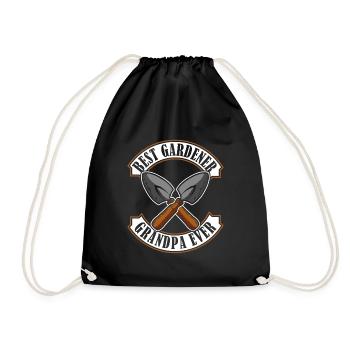Hobby Gardener Jardin Grand-père Jardinage Grand-père - Sac de sport léger - noir - Devant