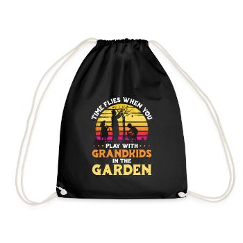 Hobby Gardener Jardin Grand-père Jardinage Grand-père - Sac de sport léger - noir - Devant
