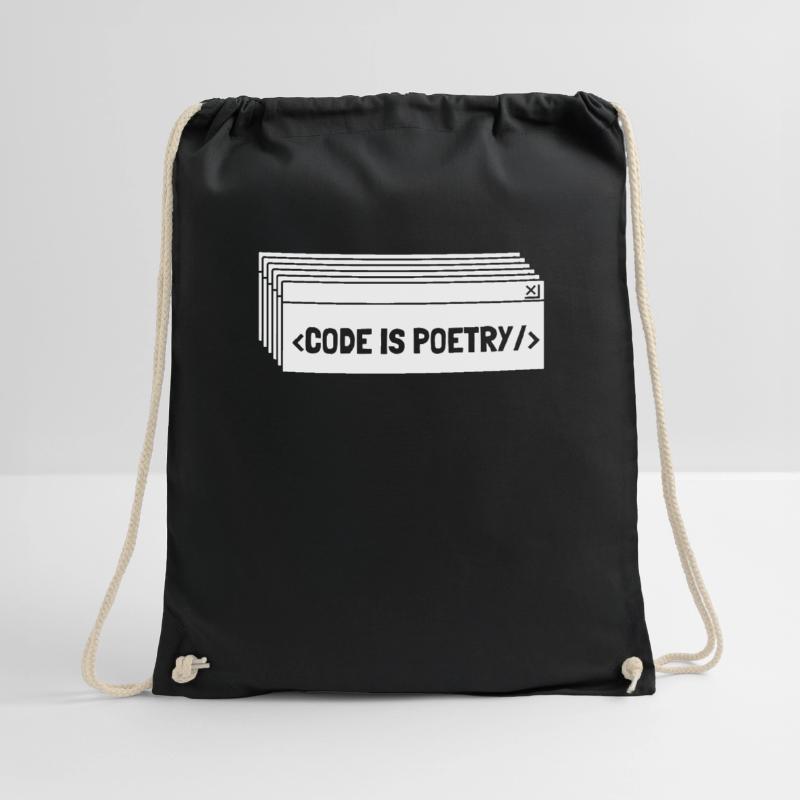 Developer Coder Programmer Drawstring Bag