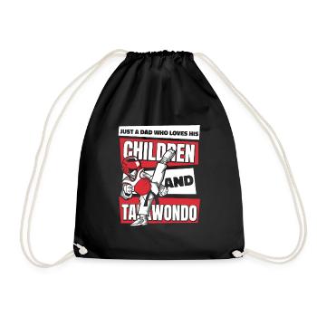 Taekwondo Père Taekwondo - Sac de sport léger - noir - Devant