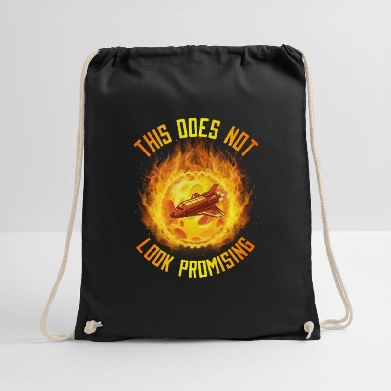 Space Space Astroid Space Colonization Drawstring Bag