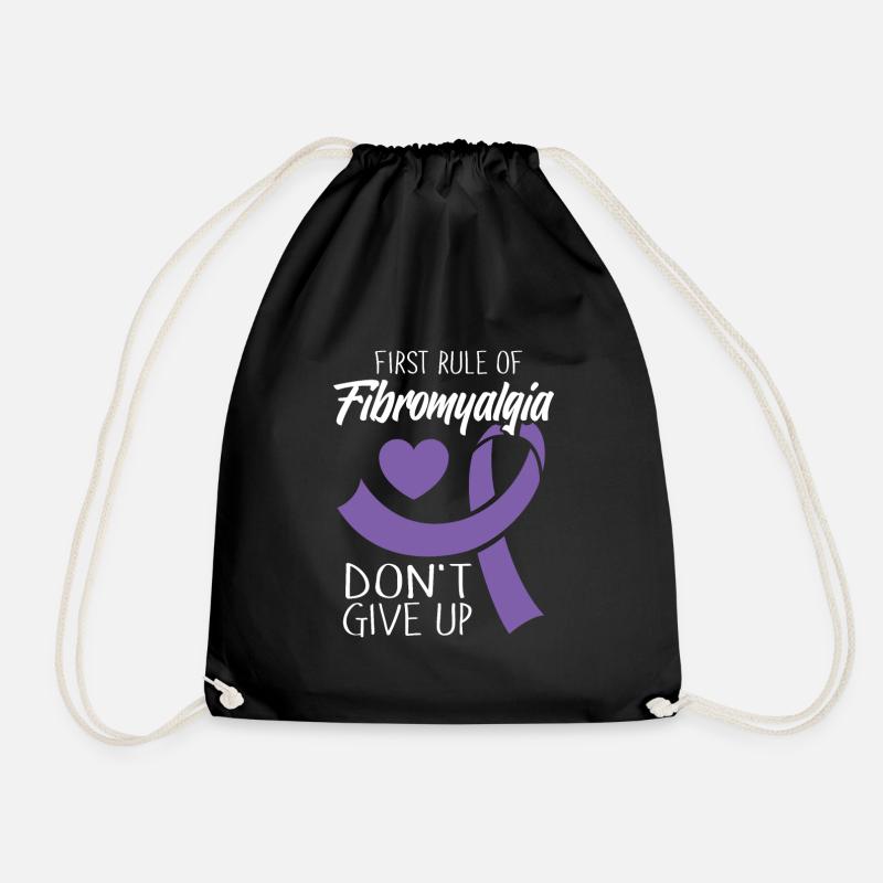 Fibromyalgie Rheuma Cool - Turnbeutel - Schwarz