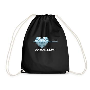 Unsinkable Love Titanic Iceburg Funny RMS Titanic - Turnbeutel - Schwarz - Vorne