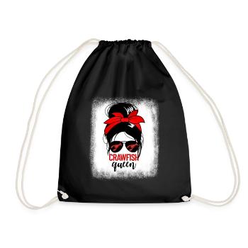 Crawfish Queen Damen Craw Fish Crawfish Queen f�rC - Turnbeutel - Schwarz - Vorne