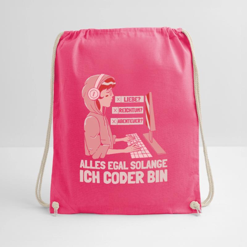 Entwickler Coder Programmierer Turnbeutel