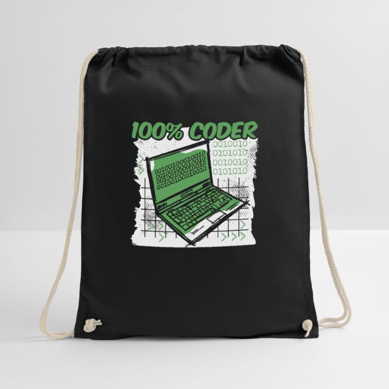 Developer Coder Programmer Drawstring Bag