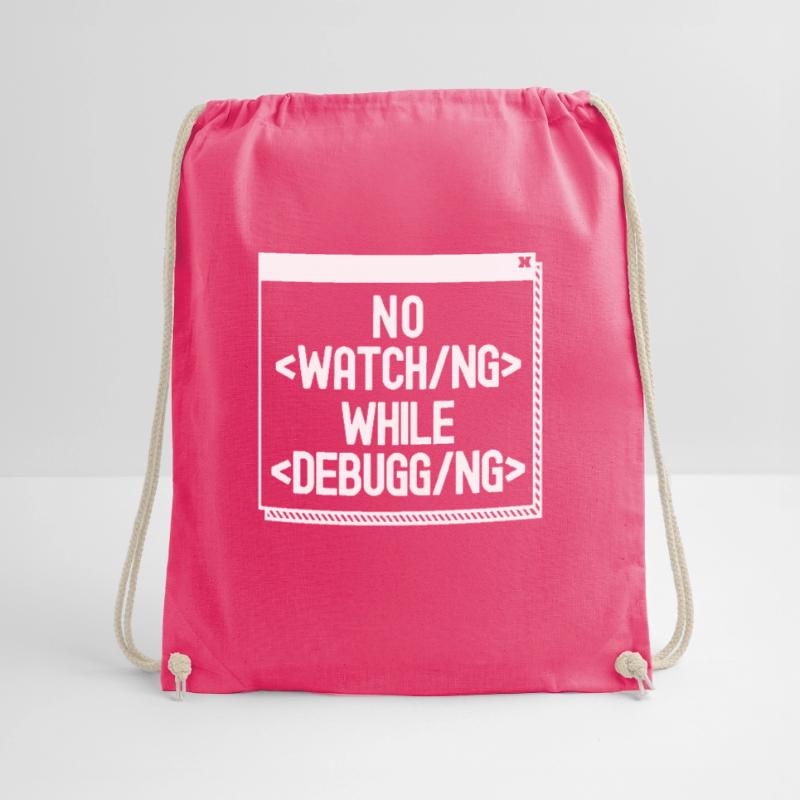 Developer Coder Programmer Drawstring Bag
