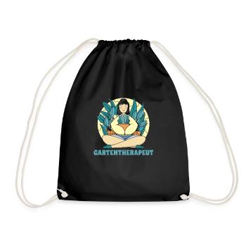 Jardin jardinier amateur - Sac de sport léger - noir - Devant