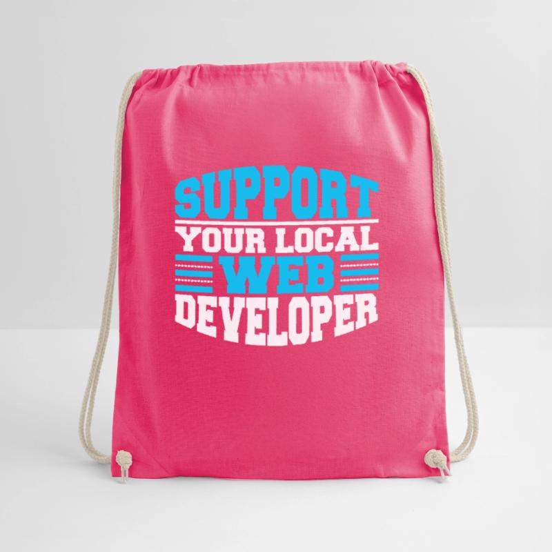Web Developer Web Developer Support Drawstring Bag