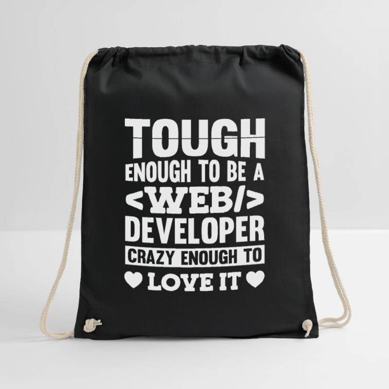 Web Developer Web Developer Drawstring Bag