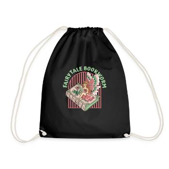 Book Bookworm Bookworm Fairy Book Fairy - Sac de sport léger - noir - Devant