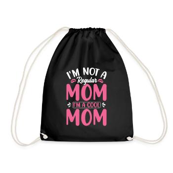 Je ne suis pas une mère normale, je suis une maman cool - Sac de sport léger - noir - Devant