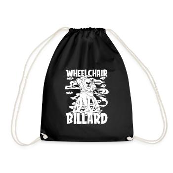 Billard Fauteuil roulant - Sac de sport léger - noir - Devant