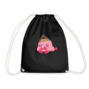 Blobfish Queen Damen Blobfish Queen - Turnbeutel - Schwarz - Vorne
