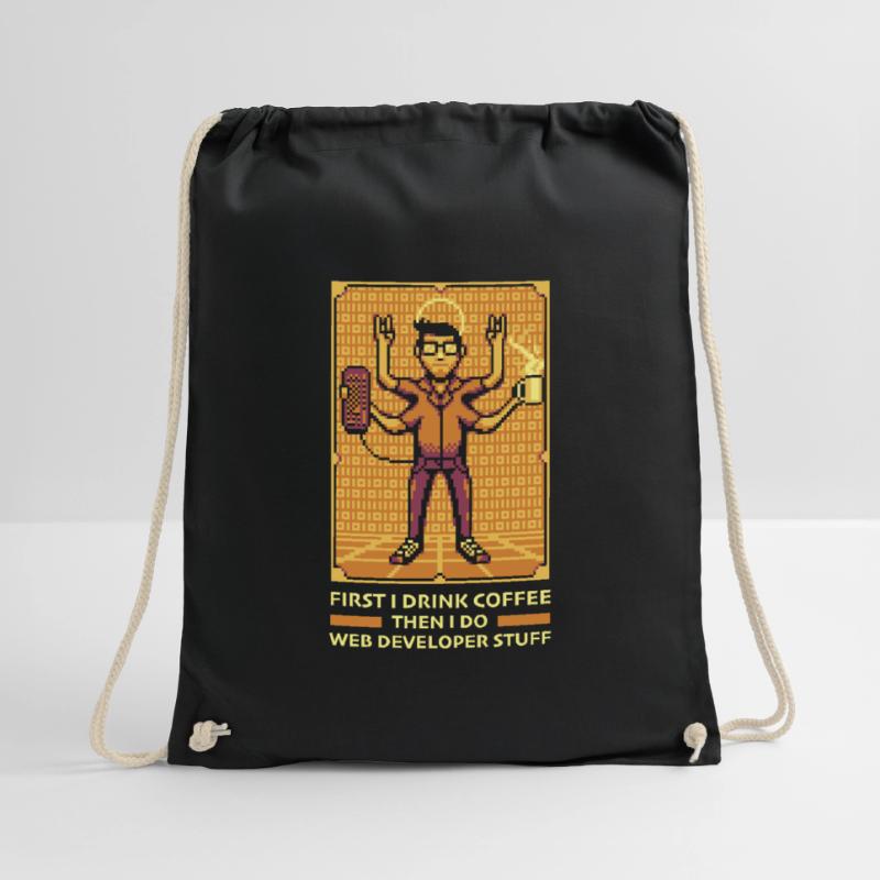 Web Developer Web Developer Coffee Drawstring Bag