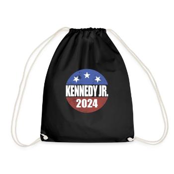 Robert Kennedy Jr. f�r Pr�sident '24 RFK Jr. 2024 - Turnbeutel - Schwarz - Vorne