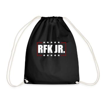 Robert Kennedy Jr. f�r Pr�sident '24 RFK Jr. 2024 - Turnbeutel - Schwarz - Vorne