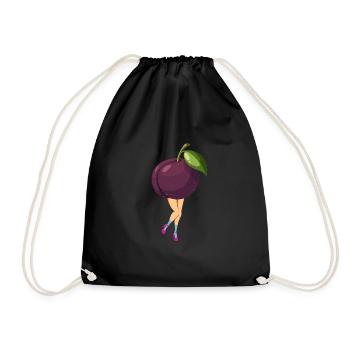 Prunes fraîches - Sac de sport léger - noir - Devant