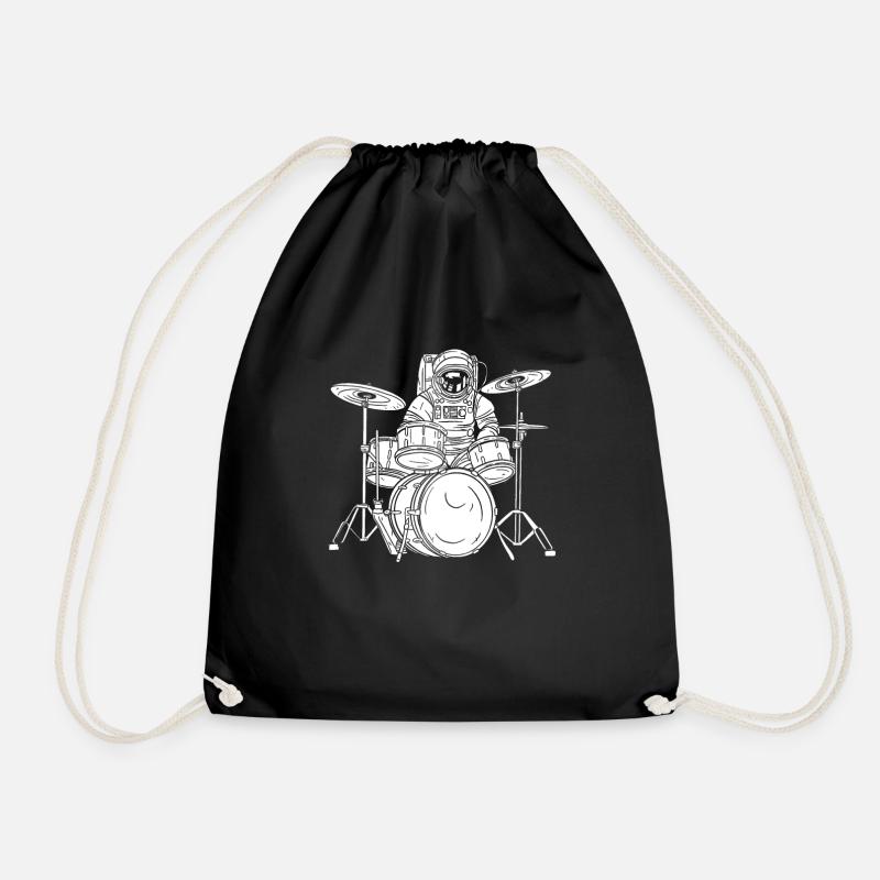 Schlagzeug Drummer Schlagzeuger - Turnbeutel - Schwarz