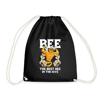 Jardinier amateur jardin ruche abeilles - Sac de sport léger - noir - Devant