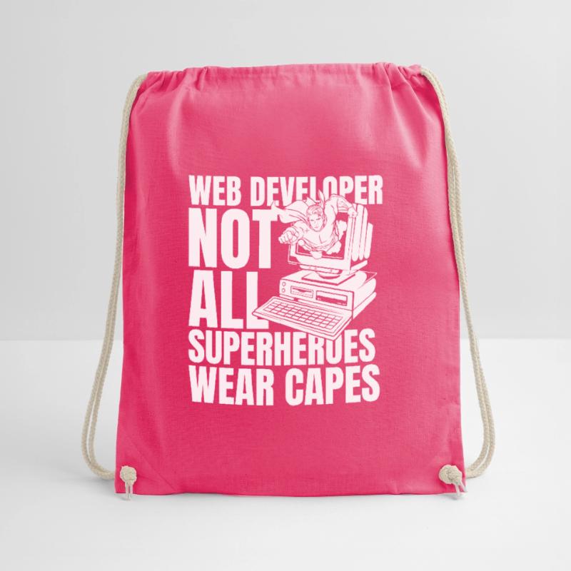 Web Developer Web Developer Drawstring Bag