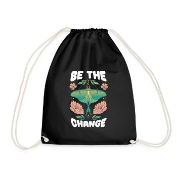 Hobby gardeners garden garden butterflies - Drawstring Bag - black - Front