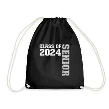 Klasse von 2024 Senior Graduation Senior 2024 - Turnbeutel - Schwarz - Vorne