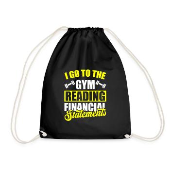 Comptable Conseiller fiscal Gymnase - Sac de sport léger - noir - Devant