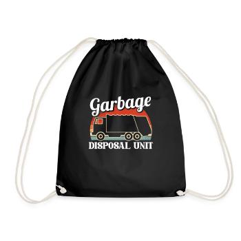 Truck Driver Trucker Truck Driver Funny - Drawstring Bag - black - Front