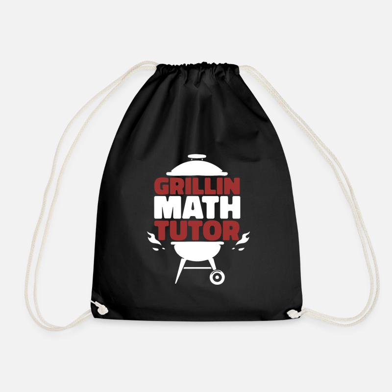 Mathelehrer Mathe Lehrer Grill - Turnbeutel - Schwarz