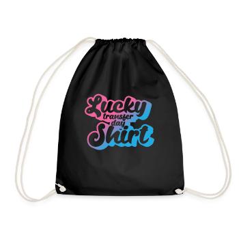 Lucky Transfer Day Shirt Frauen IVF Transfer Tag - Turnbeutel - Schwarz - Vorne