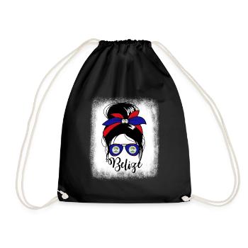 Belize Messy Bun Belizean Women's Belize - Turnbeutel - Schwarz - Vorne