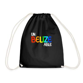 Ungläubiger Belize Urlaub unglaublich Belize - Turnbeutel - Schwarz - Vorne