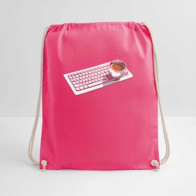 Developer, Coder, Programmer, Coffee Drawstring Bag